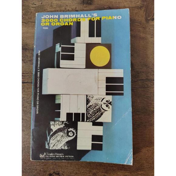 3000 Chords for Piano or Organ by John Brimhall (1968, Paperback) - Picture 1 of 3